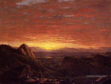 Matin Regarder vers l’est sur la vallée de Husdon depuis le paysage de Catskill Frederic Edwin Peinture à l'huile